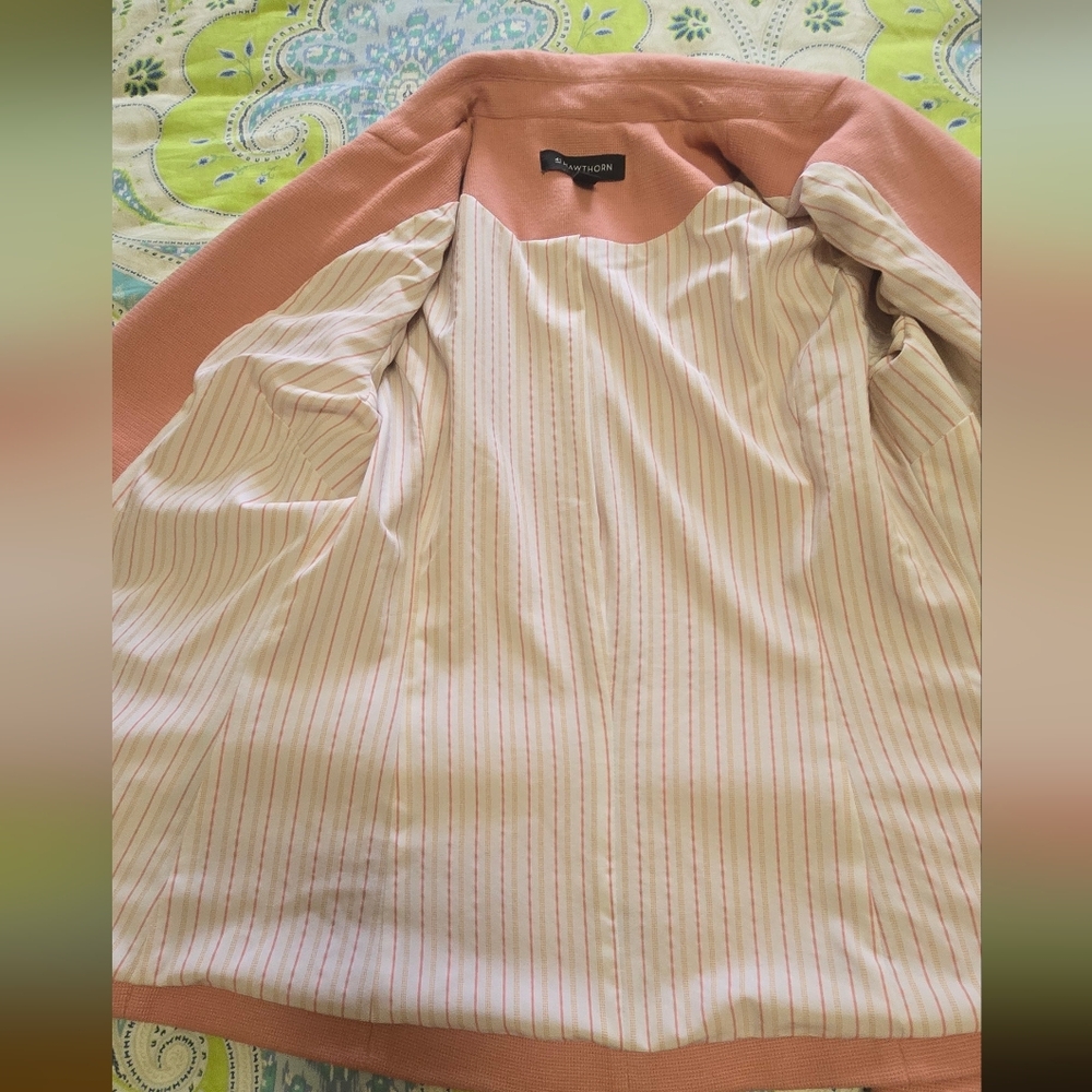 41 Hawthorn Natalie Knit Blazer Pink Blush Women’s Size Small Stitch Fix - Picture 9 of 9